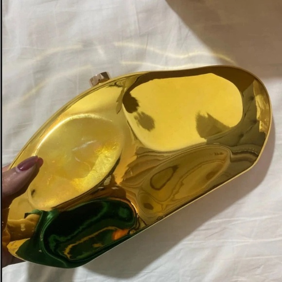 HIGH QUALITY Vintage Gold Evening clutch wedding bag. FREE SHIPPING!! - Picture 12 of 17